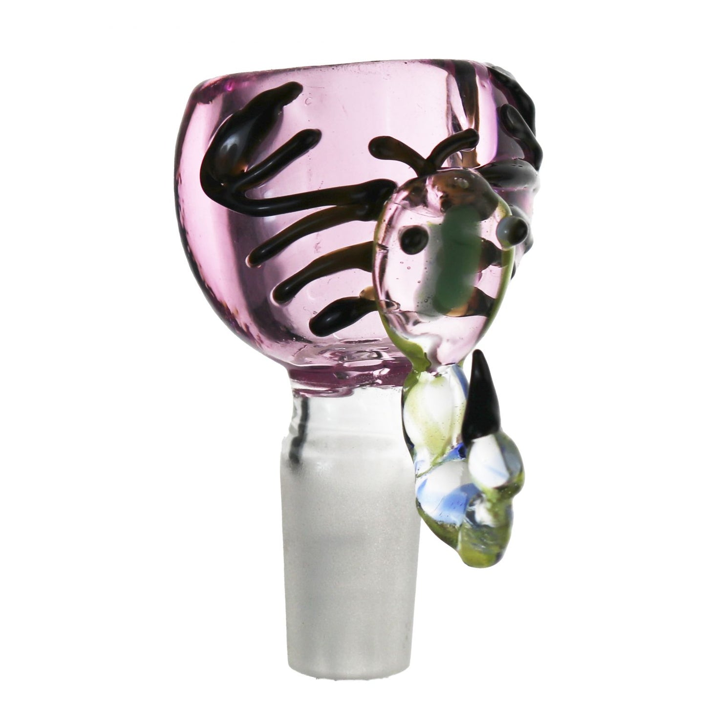 Colored Glass Bowl with Scorpion Handle 14mm - Greenhut