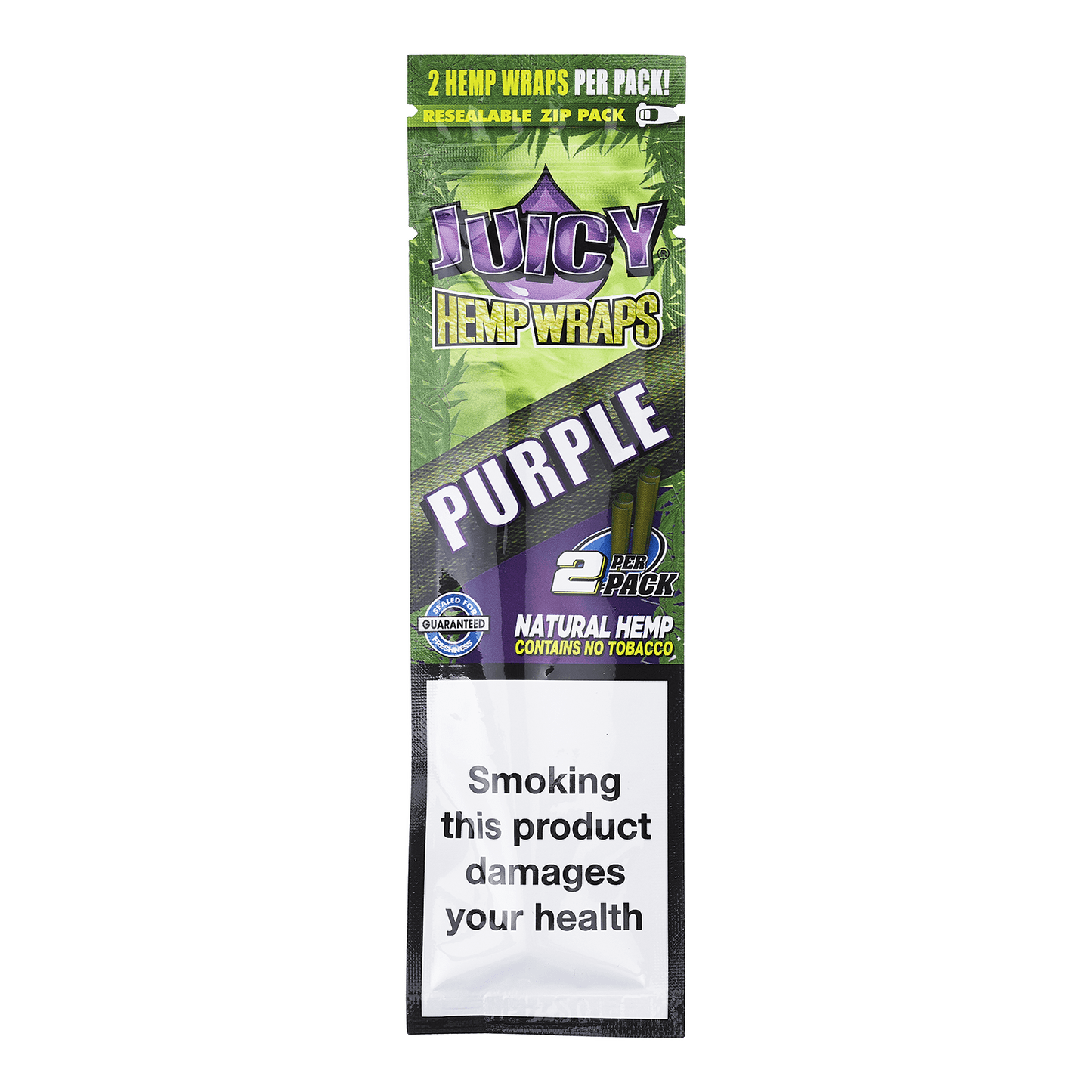 Juicy Hemp Wrap Purple 2pk - Greenhut