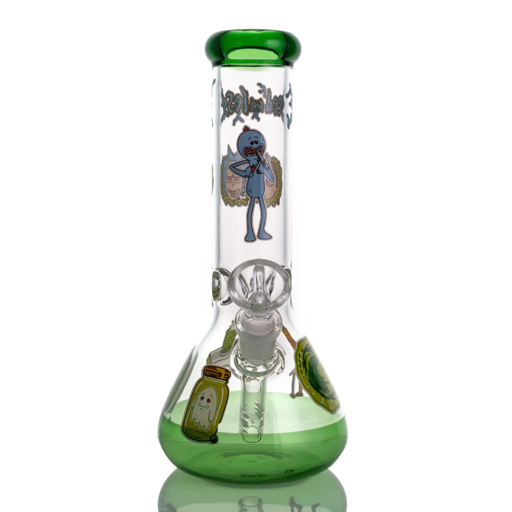 Ghost Pictures Medium Beaker Shape Waterpipe 18cm - Greenhut