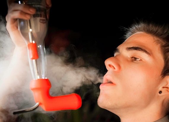 Beer Snorkel + Gravity Waterpipe Hybrid