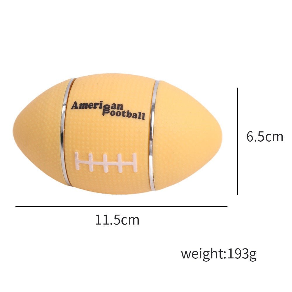 Rugby Ball Shapes Solid Metal Grinder