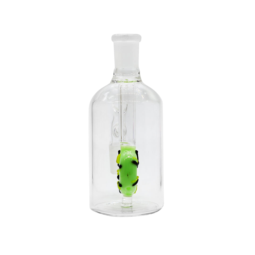 Clear Glass Donut Shape Percolator Ash Catcher 14mm