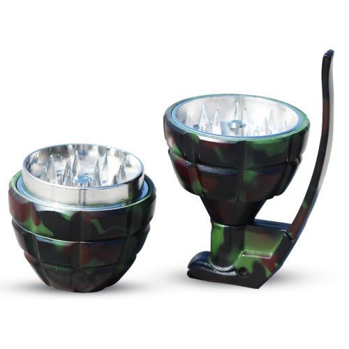 Metal Grenade Shape Grinder - Greenhut