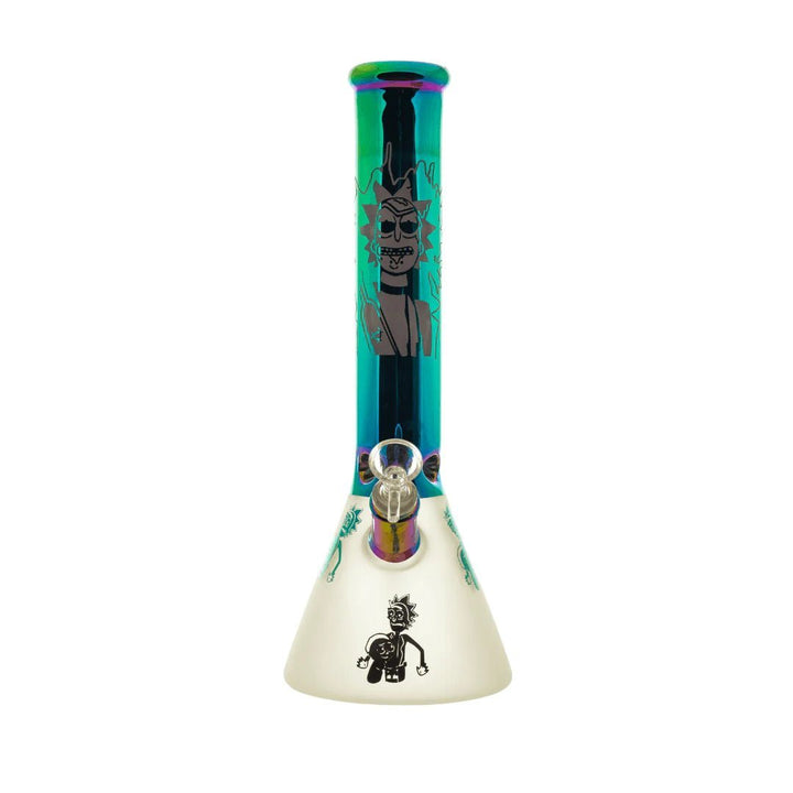 Electroplated Colored Solid Glass Waterpipe 34cm - Greenhut