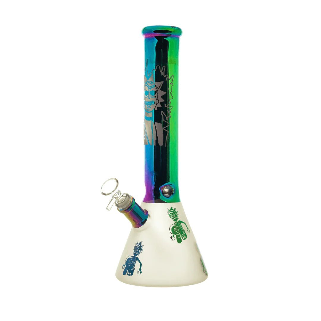 Electroplated Colored Solid Glass Waterpipe 34cm - Greenhut
