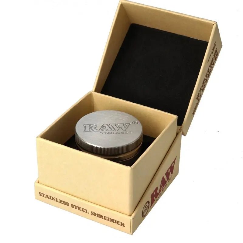 RAW Original Stainless Steel Heavy Grinder - Greenhut