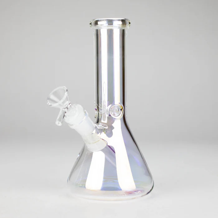 Premium Shiny Clear Solid Glass Waterpipe 20cm