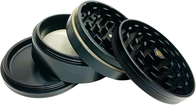 Colored Large Capacity 4 Layers Alloy Metal Grinder - Greenhut