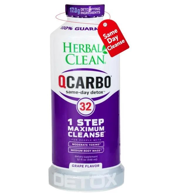 Detox Drink Herbal Clean QCarbo 32oz - Greenhut