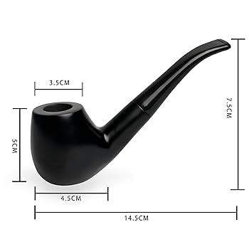 Classic Wooden Old School Smoking Pipe - Greenhut
