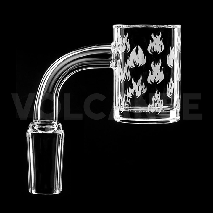 Clear Glass Wide Quartz Banger 14mm - Greenhut
