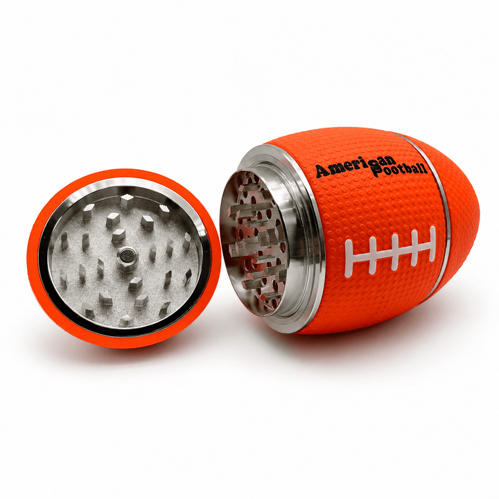 Rugby Ball Shapes Solid Metal Grinder