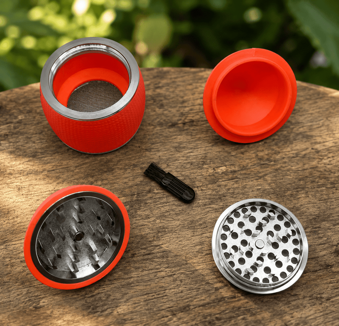 Rugby Ball Shapes Solid Metal Grinder