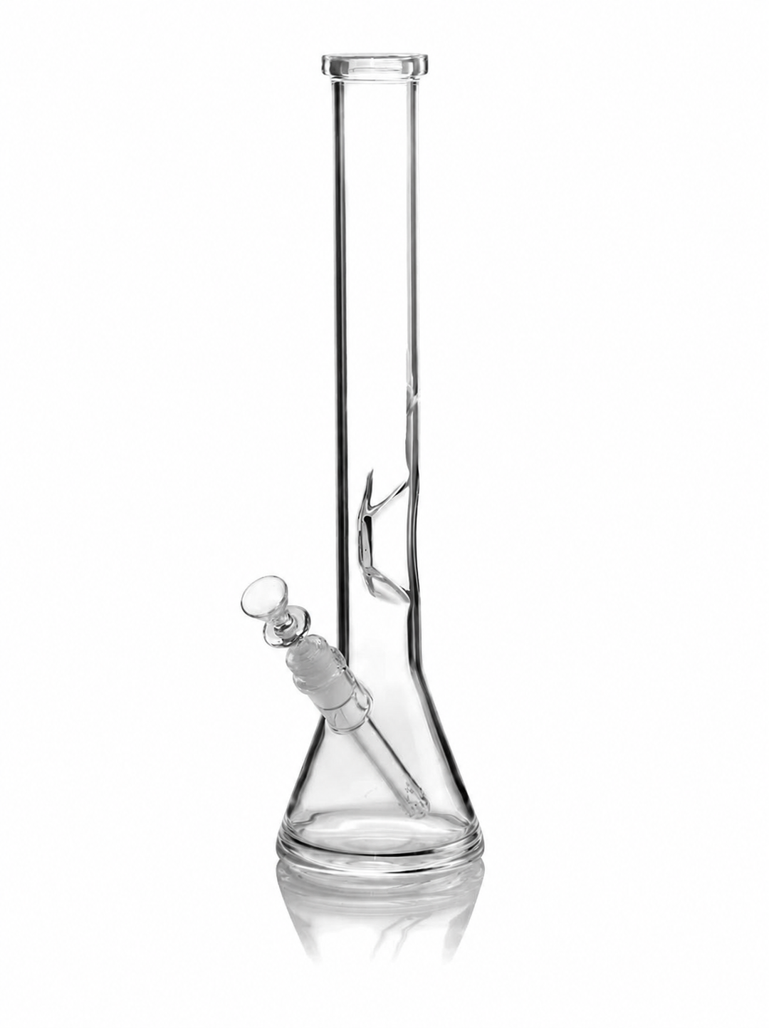 Clear Glass Beaker Base Waterpipe 30cm