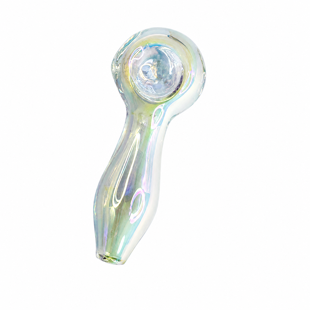 Shiny Clear Premium Glass Smoking Pipe