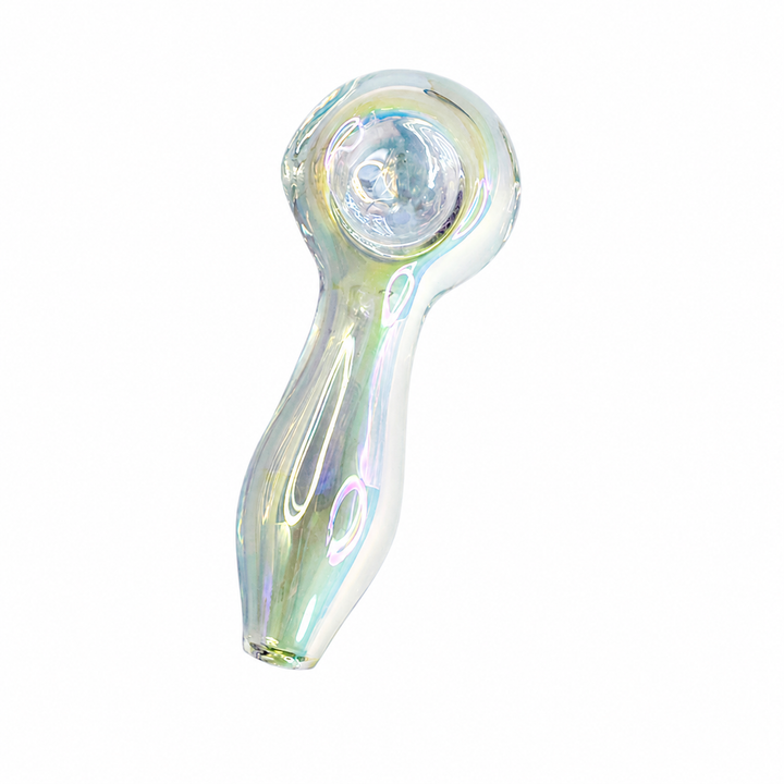 Shiny Clear Premium Glass Smoking Pipe