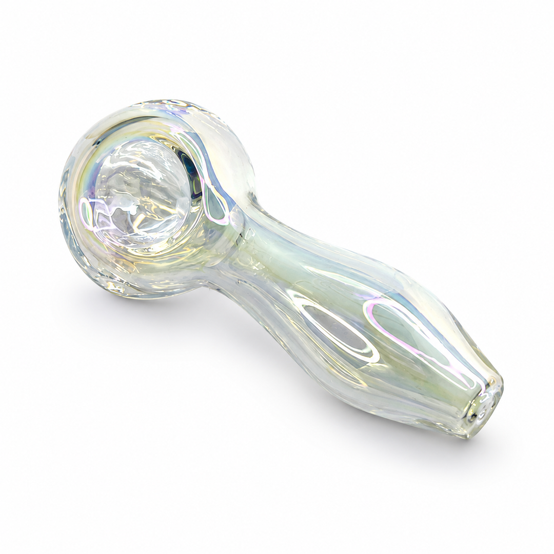 Shiny Clear Premium Glass Smoking Pipe