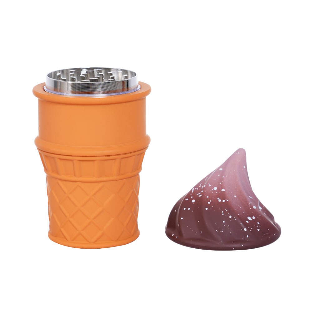 Ice Cream Cone Shape Metal Grinder - Greenhut