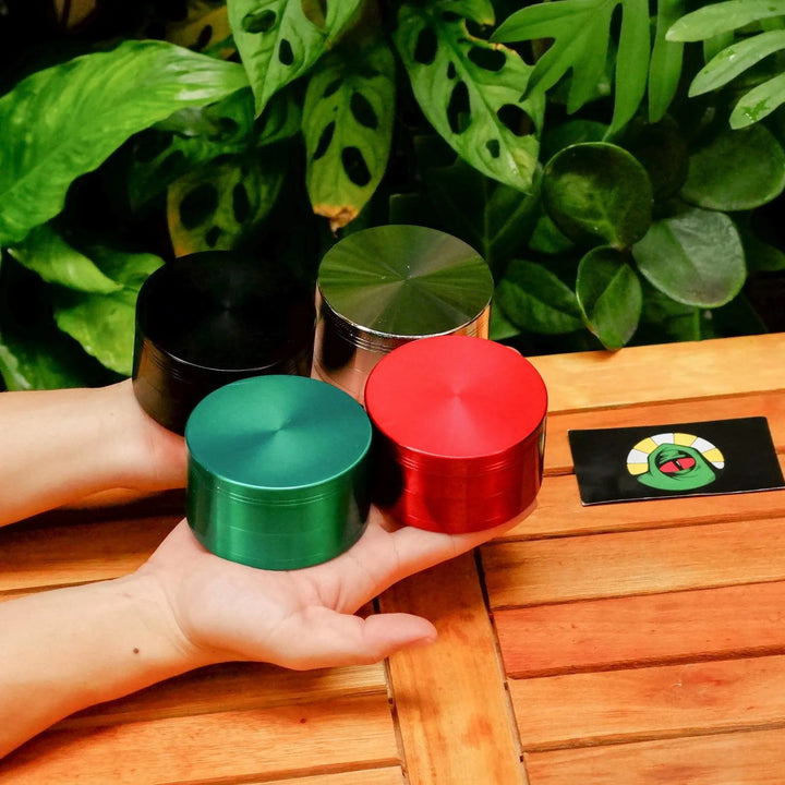 Colored Large Capacity 4 Layers Alloy Metal Grinder - Greenhut
