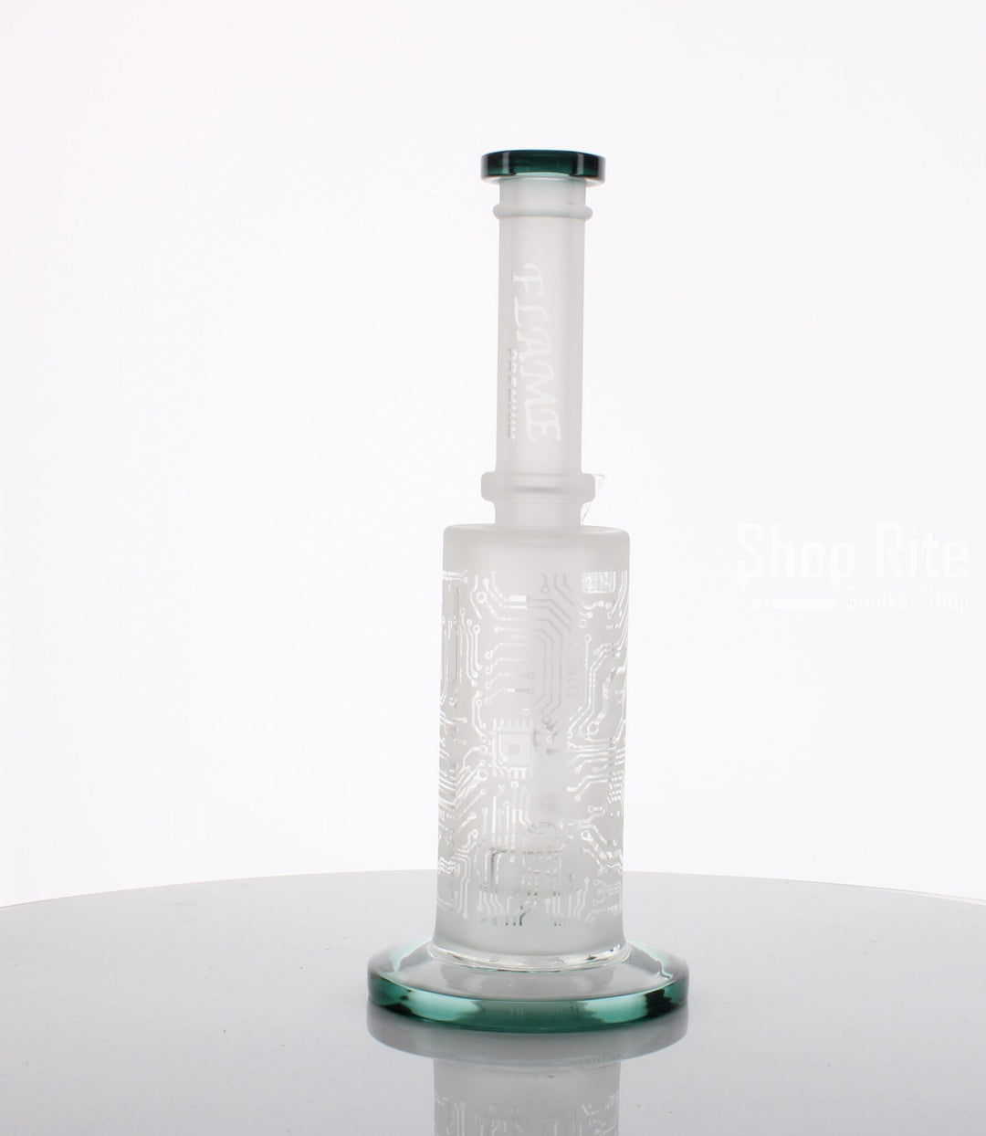 Frosted Glass Sandblast Waterpipe 24cm