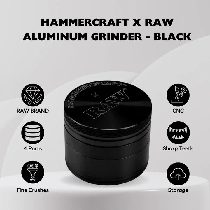 RAW x Hammer Craft Aluminum Grinder - Greenhut