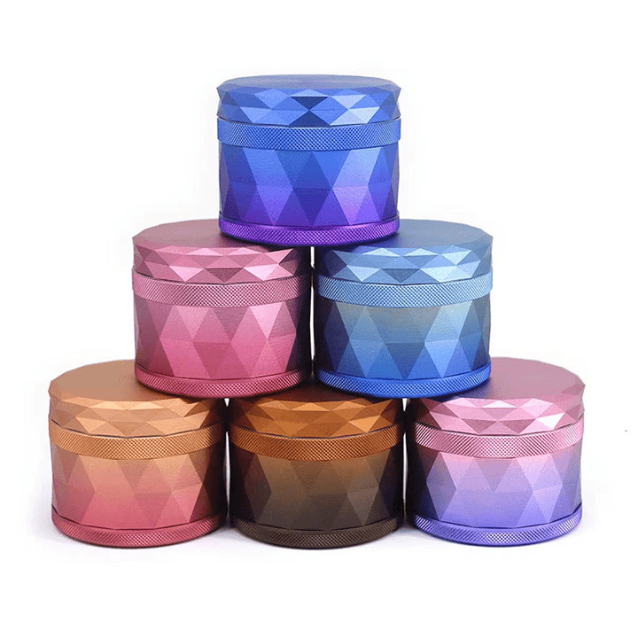 Premium Grade Zinc Alloy Colored Grinder - Greenhut