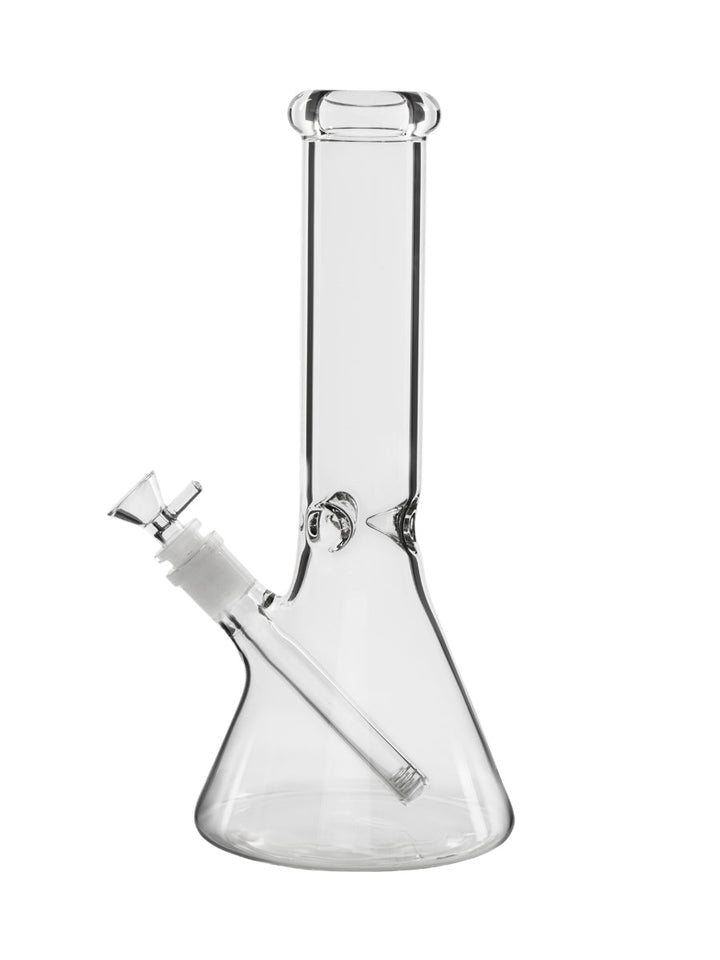 Clear Solid Beaker Shape Glass Waterpipe 24cm - Greenhut
