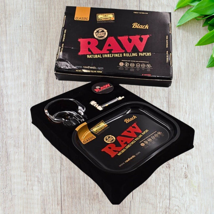 Raw Black Smoking Accessories Set Pack - Greenhut