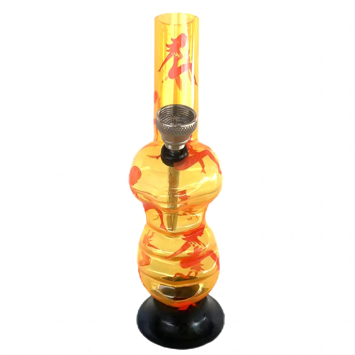 Acrylic Small Duck Shape Pattern Waterpipe 16cm - Greenhut