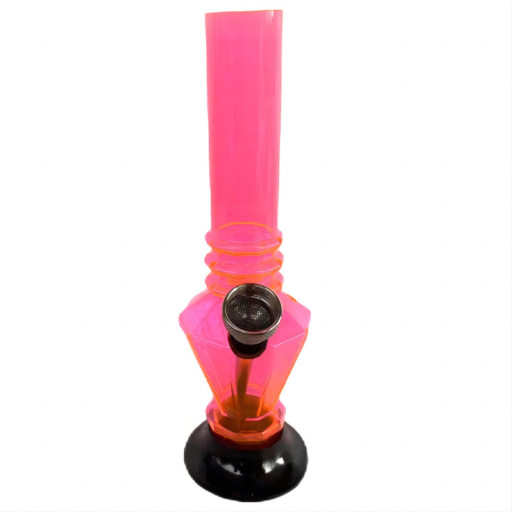 Acrylic Small Diamond Shape Pattern Waterpipe 16cm - Greenhut