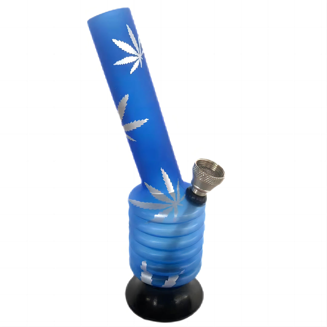 Acrylic Small Spring Pattern Waterpipe 16cm - Greenhut