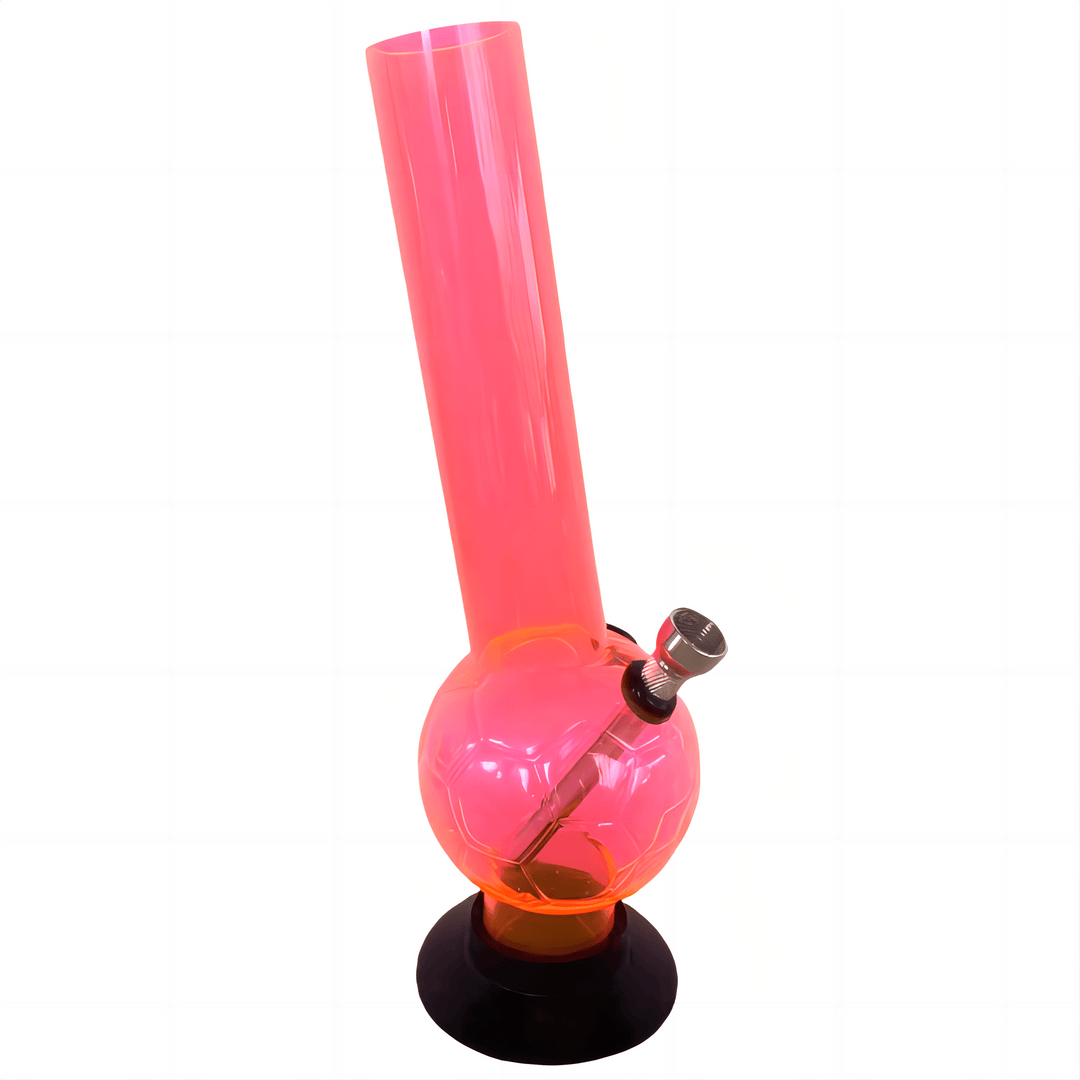 Acrylic Football Shape Pattern Waterpipe 26cm - Greenhut
