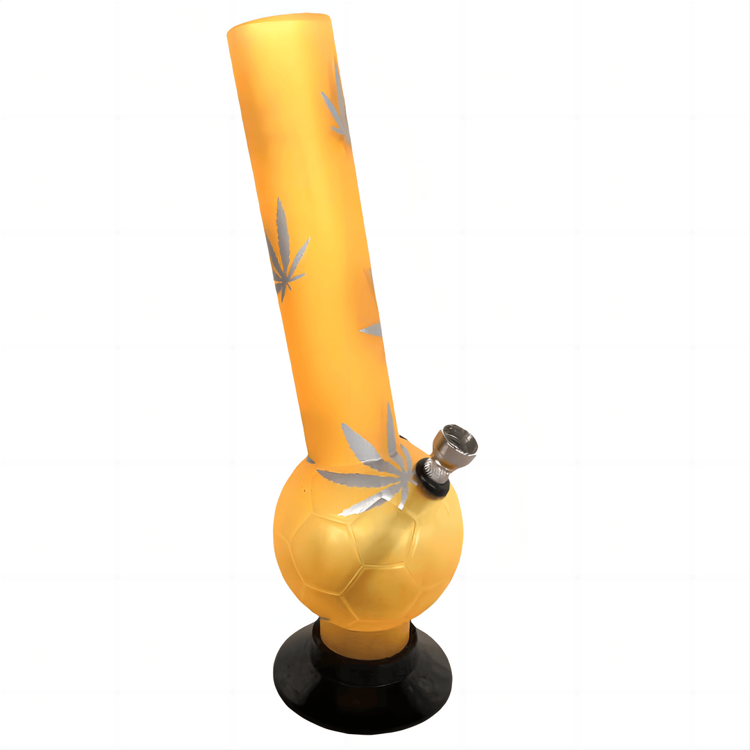 Acrylic Football Shape Pattern Waterpipe 26cm - Greenhut