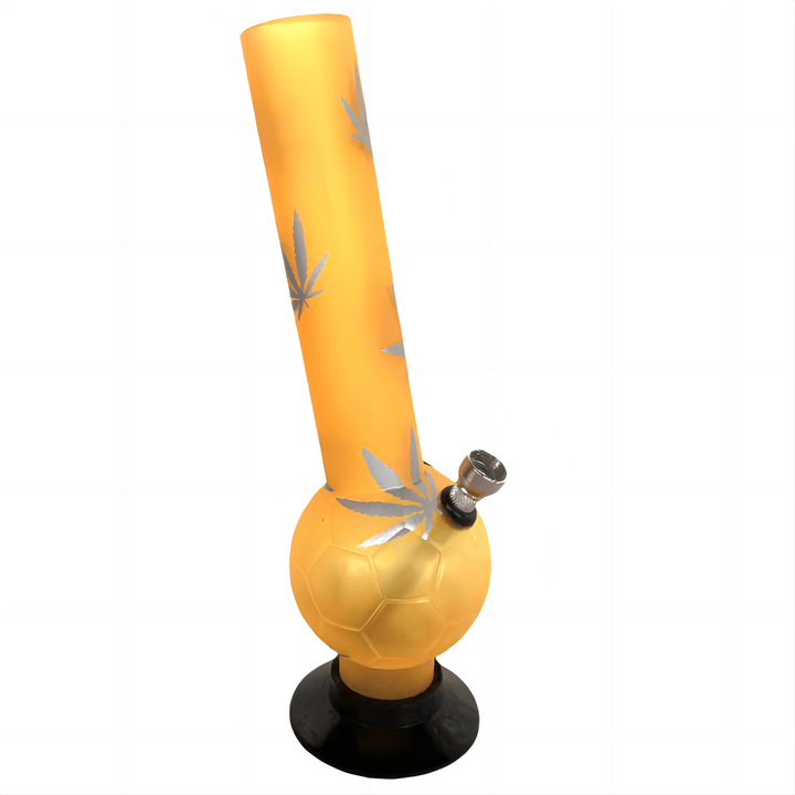 Acrylic Football Shape Pattern Waterpipe 26cm - Greenhut