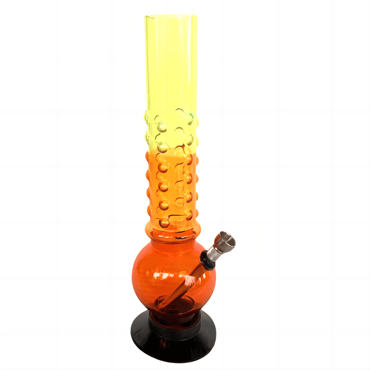 Acrylic Mace Shape Pattern Waterpipe 26cm - Greenhut