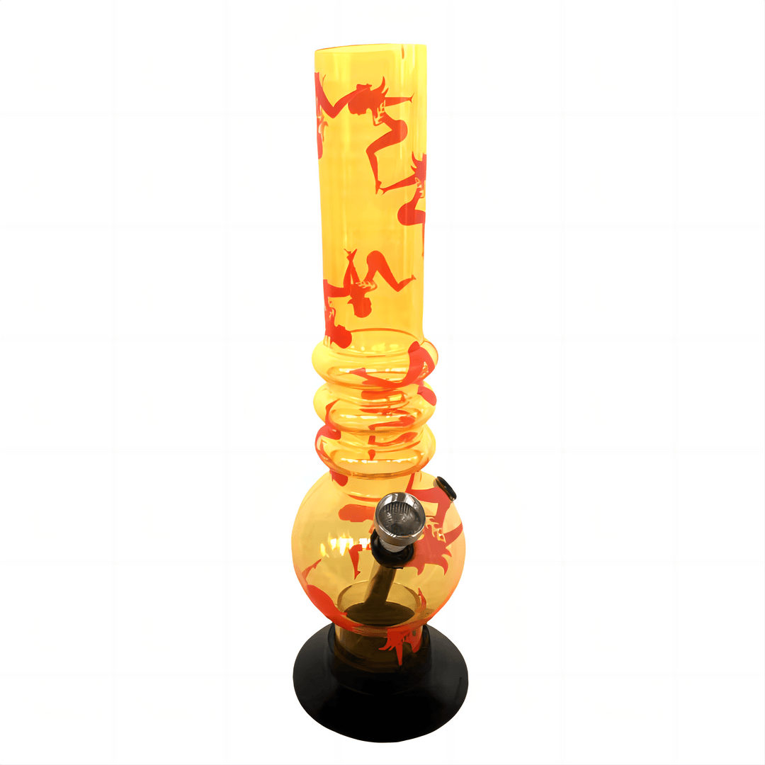 Acrylic Round base with Spring Waterpipe 26cm - Greenhut