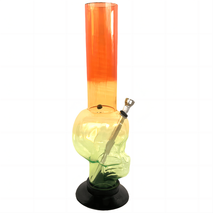 Skull Face Acrylic Waterpipe 32cm - Greenhut