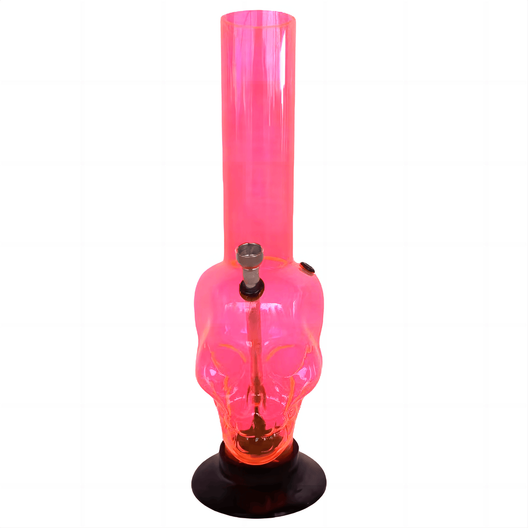 Skull Face Acrylic Waterpipe 32cm - Greenhut