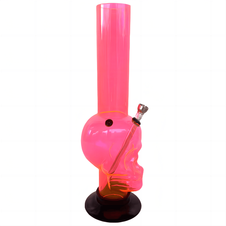 Skull Face Acrylic Waterpipe 32cm - Greenhut
