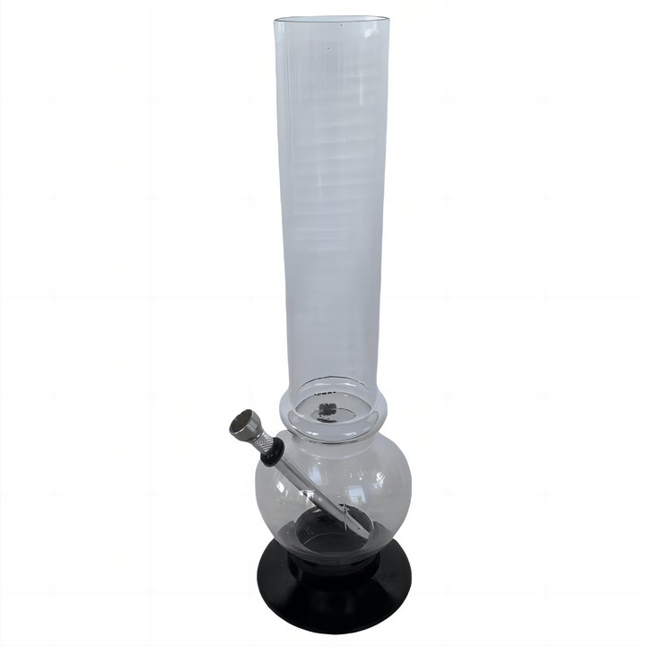 Colored Pattern Round Base Acrylic Waterpipe 32cm - Greenhut
