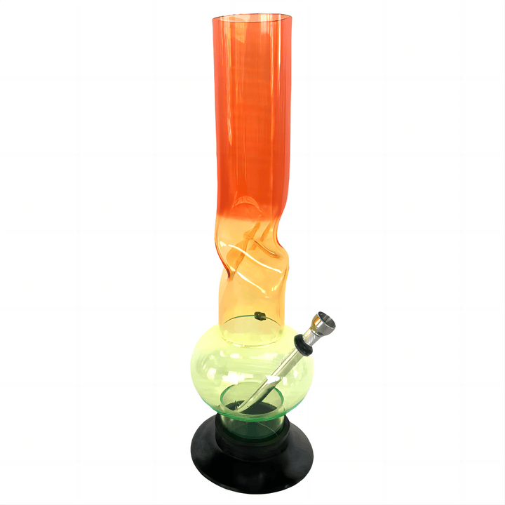 Acrylic Twisted Grip Waterpipe 32cm - Greenhut