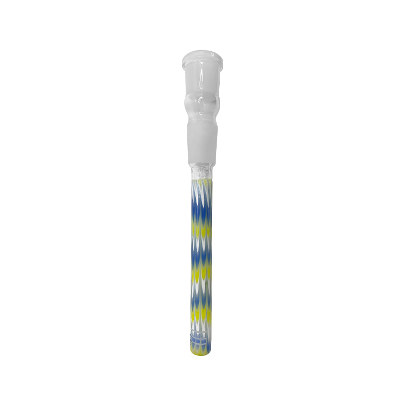 Colored Glass 18mm to 18mm Downstem 17.5cm