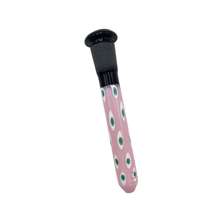 Colored Dotted Glass Downstem 11.5cm