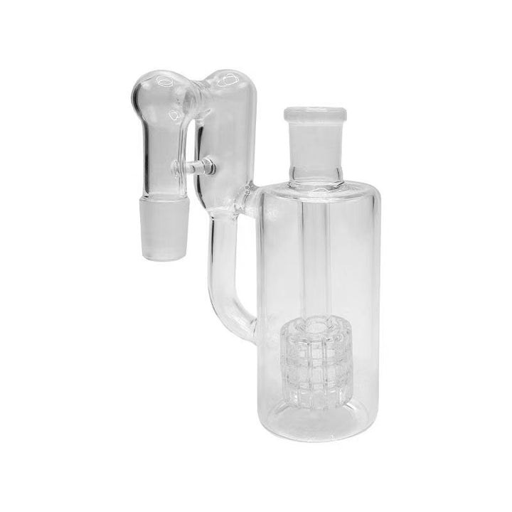 Clear Glass N - Shaped Drum Percolator 18mm - Greenhut