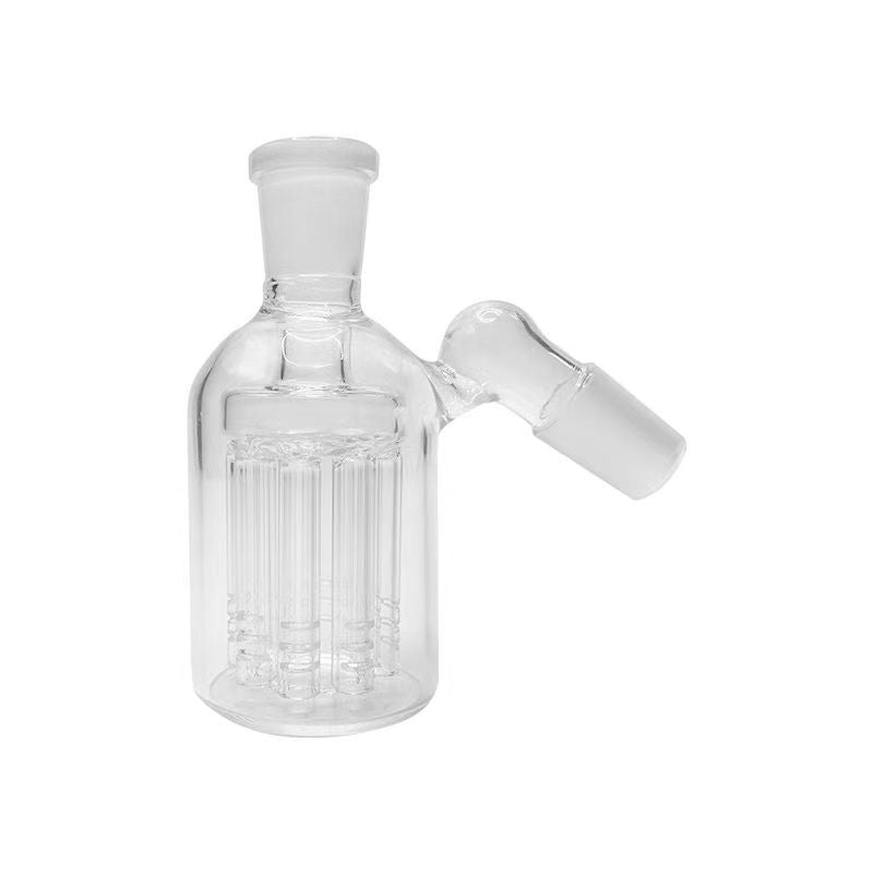 Clear Glass Eight Arms Percolator Ash Catcher 18mm - Greenhut