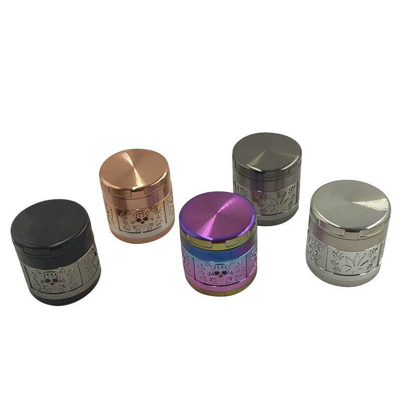 Colored Shiny Skull Zinc Alloy Grinder - Greenhut
