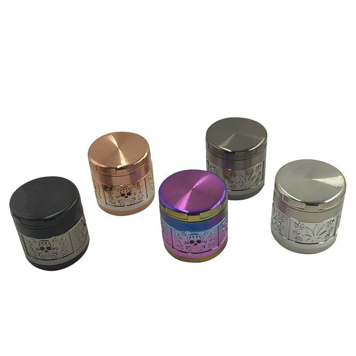 Colored Shiny Skull Zinc Alloy Grinder - Greenhut