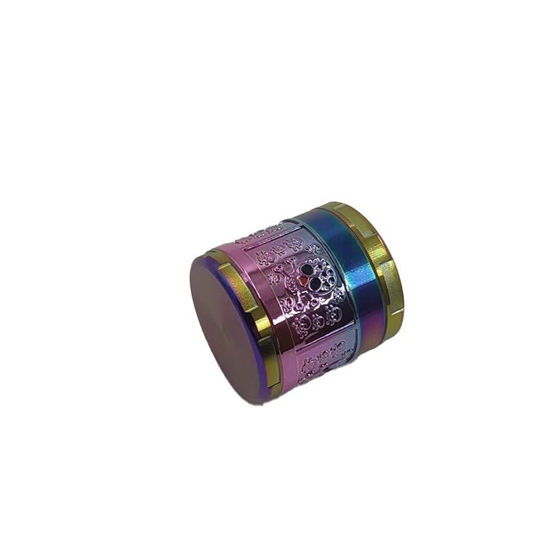 Colored Shiny Skull Zinc Alloy Grinder - Greenhut