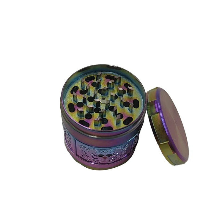 Colored Shiny Skull Zinc Alloy Grinder - Greenhut