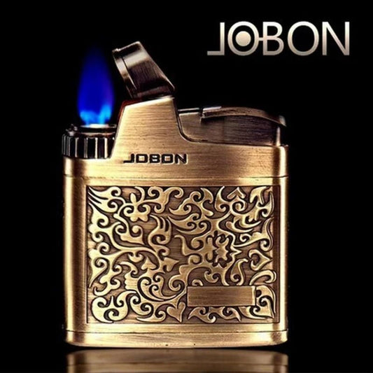Jobon Vintage Metal Embossed Windproof Lighter - Greenhut